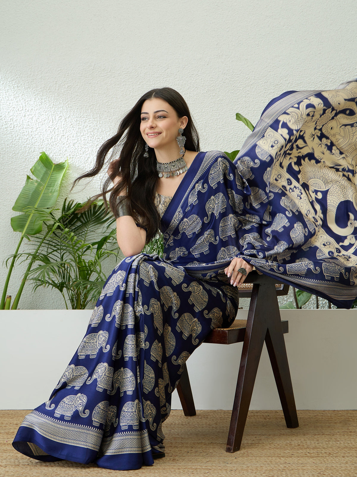 Artisanal Festive Wear Pure Silk Print Rich Fancy Designer Saree With Unstitched Blouse