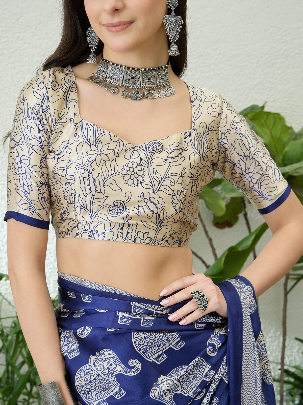 Artisanal Festive Wear Pure Silk Print Rich Fancy Designer Saree With Unstitched Blouse