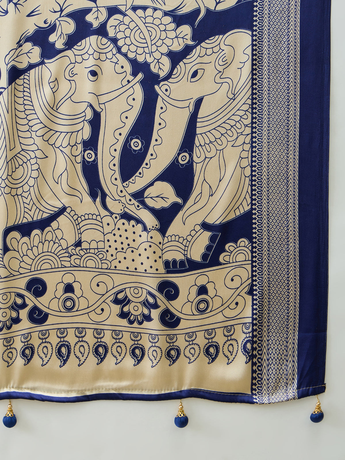 Artisanal Festive Wear Pure Silk Print Rich Fancy Designer Saree With Unstitched Blouse