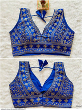 Load image into Gallery viewer, New Party Wear Silk Embroidery Work With Designer Readymade Blouse for Women
