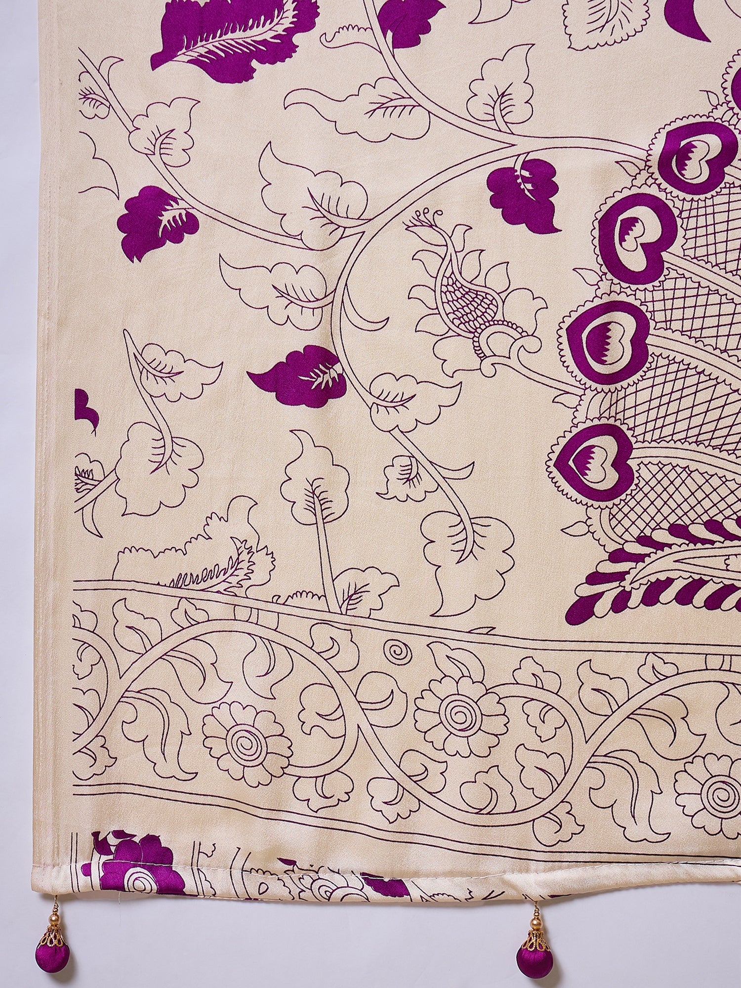Attractive Wedding Wear Silk Print Designer Saree With Unstitched Blouse For Occasion