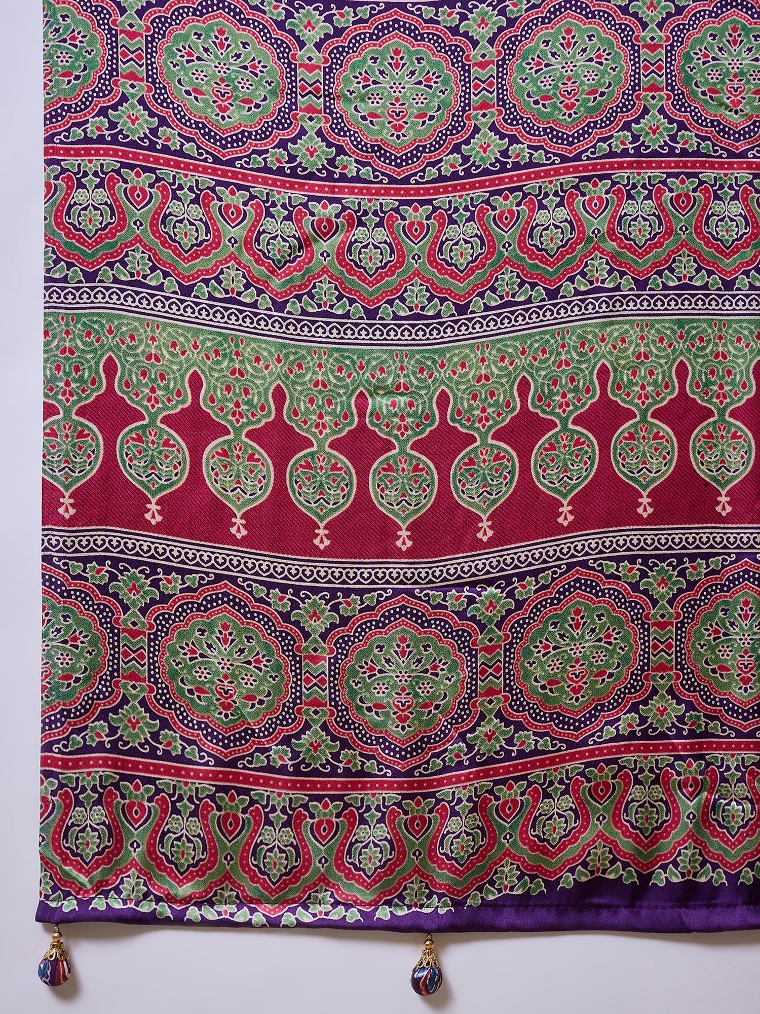 Confounding Festive Wear Silk Print Design Rich Pallu Fancy Saree With Unstitched Blouse Piece