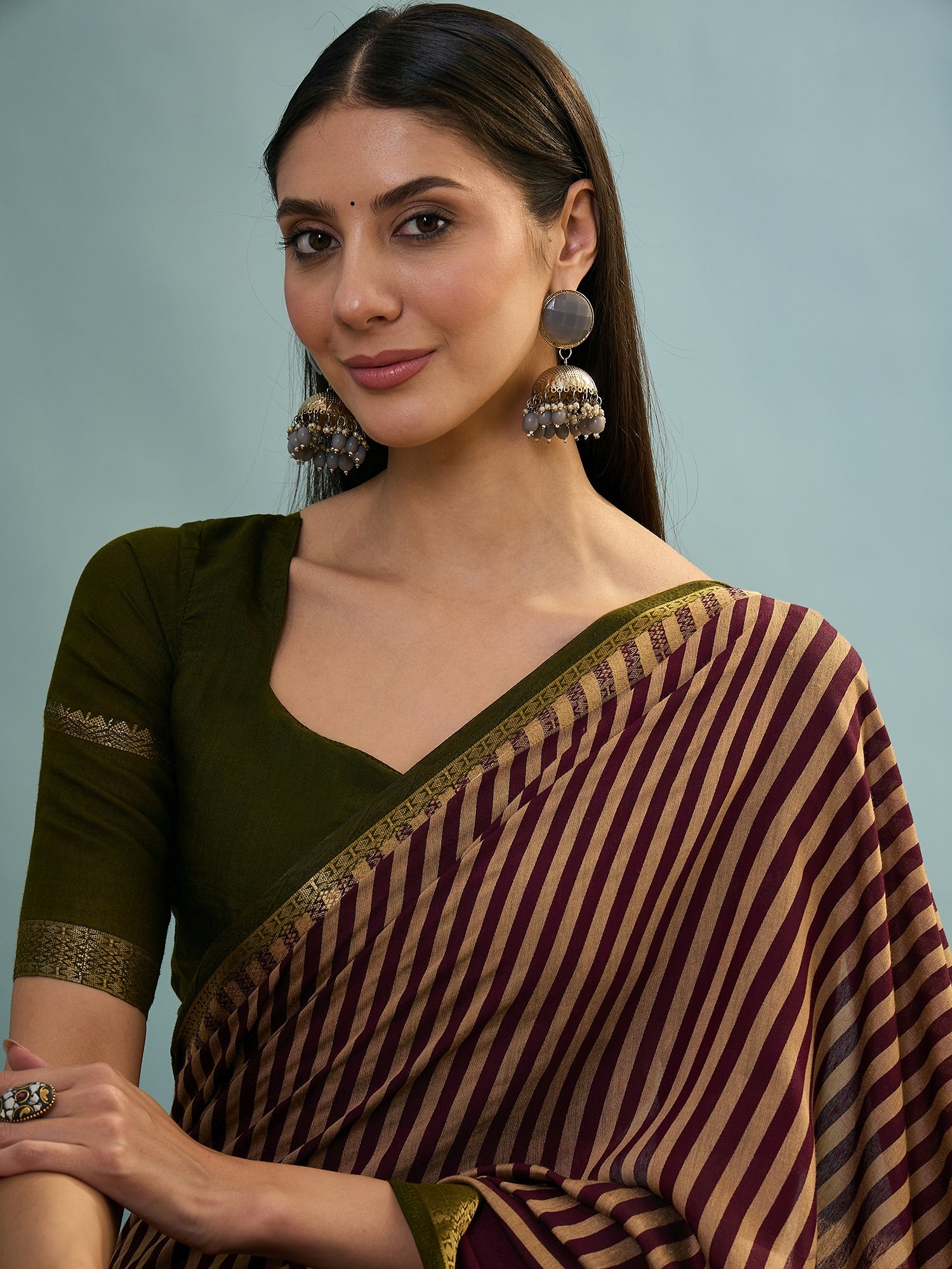 Elegant Party Wear Silk Print Design Fancy Saree With Unstitched Blouse Piece