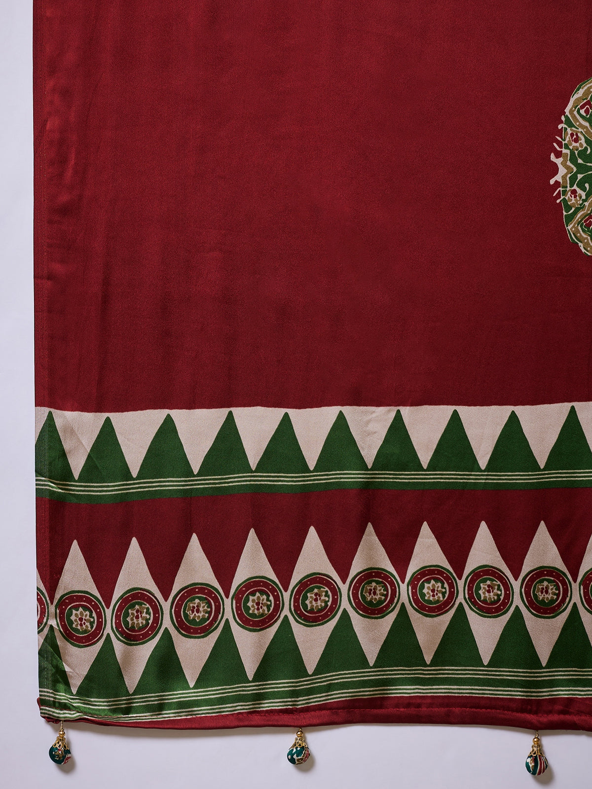Marvellous Party Wear Silk Print Design Rich Pallu Fancy Saree With Unstitched Blouse Piece