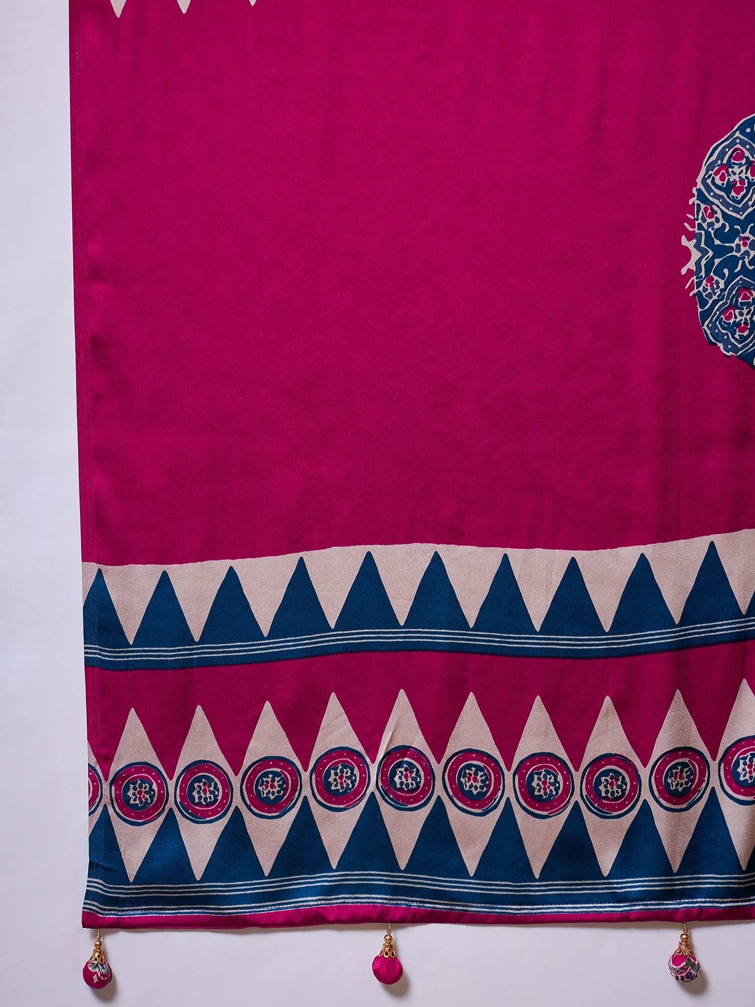 Marvellous Party Wear Silk Print Design Rich Pallu Fancy Saree With Unstitched Blouse Piece