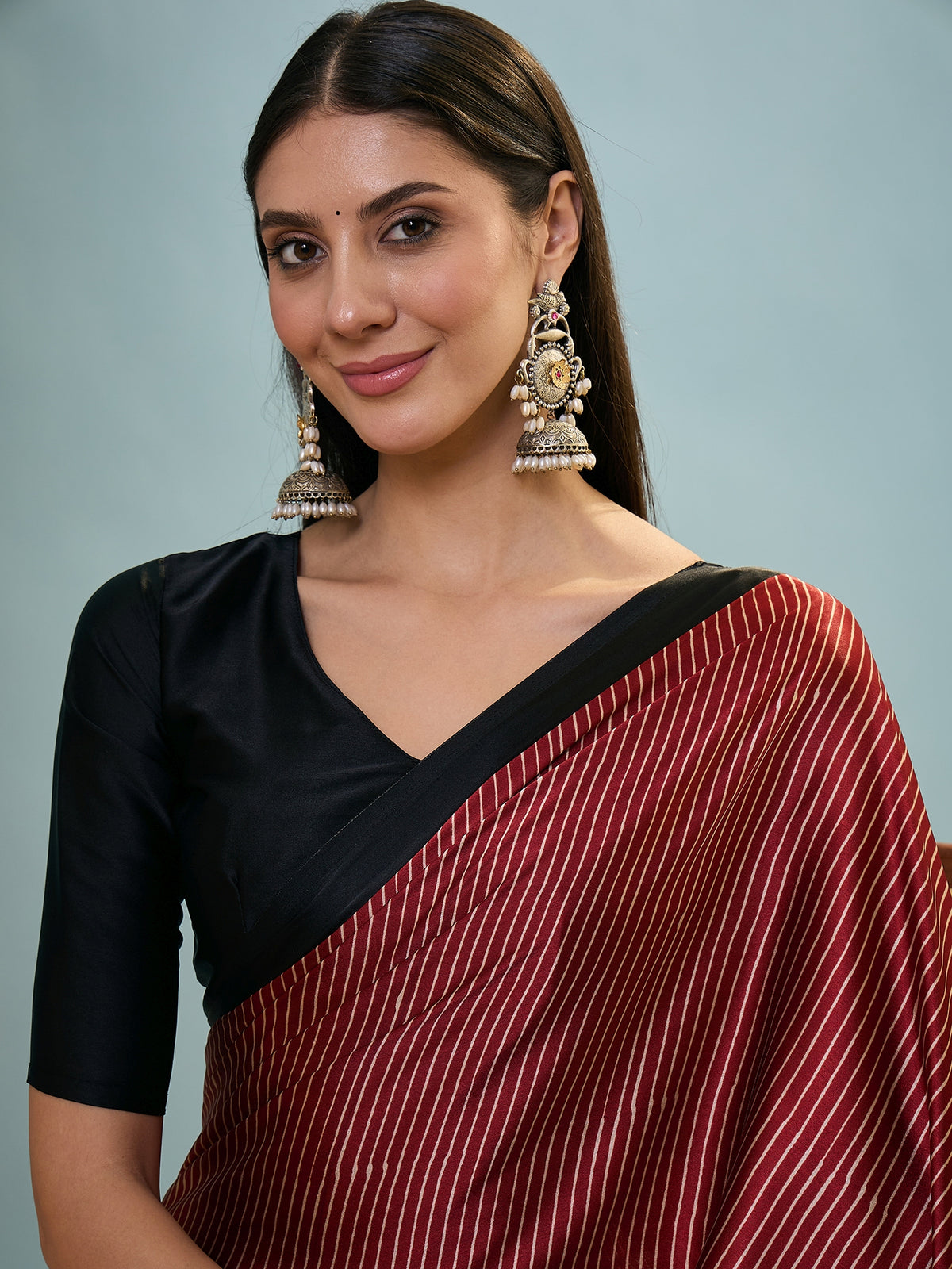 Marvellous Party Wear Silk Print Design Rich Pallu Fancy Saree With Unstitched Blouse Piece
