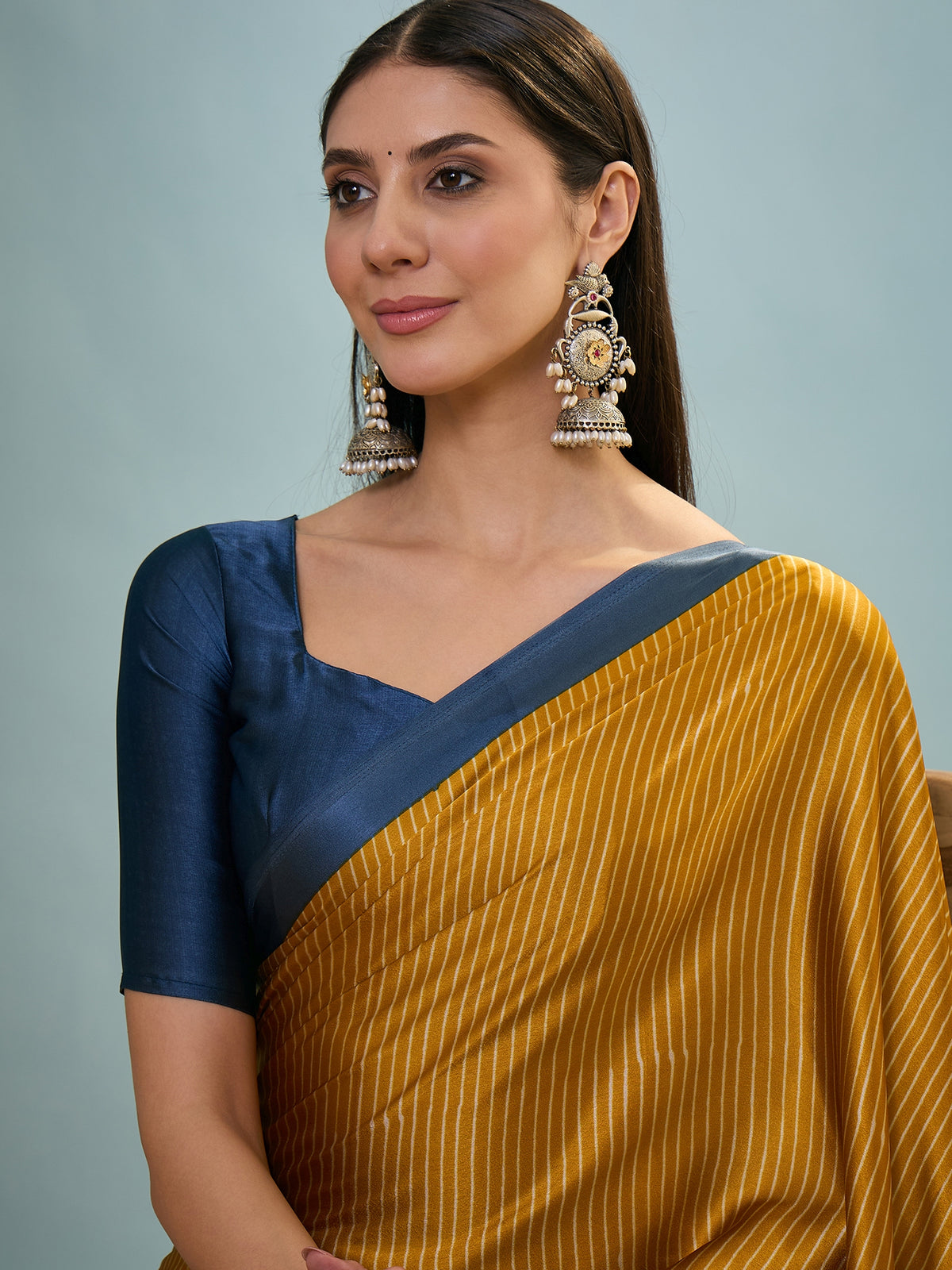 Marvellous Party Wear Silk Print Design Rich Pallu Fancy Saree With Unstitched Blouse Piece