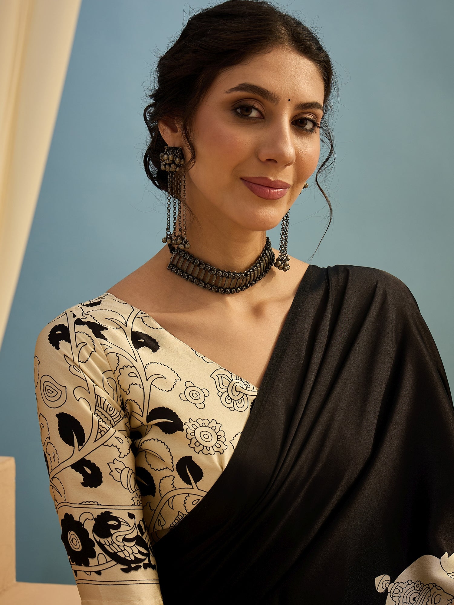 Attractive Wedding Wear Silk Print Designer Saree With Unstitched Blouse For Occasion