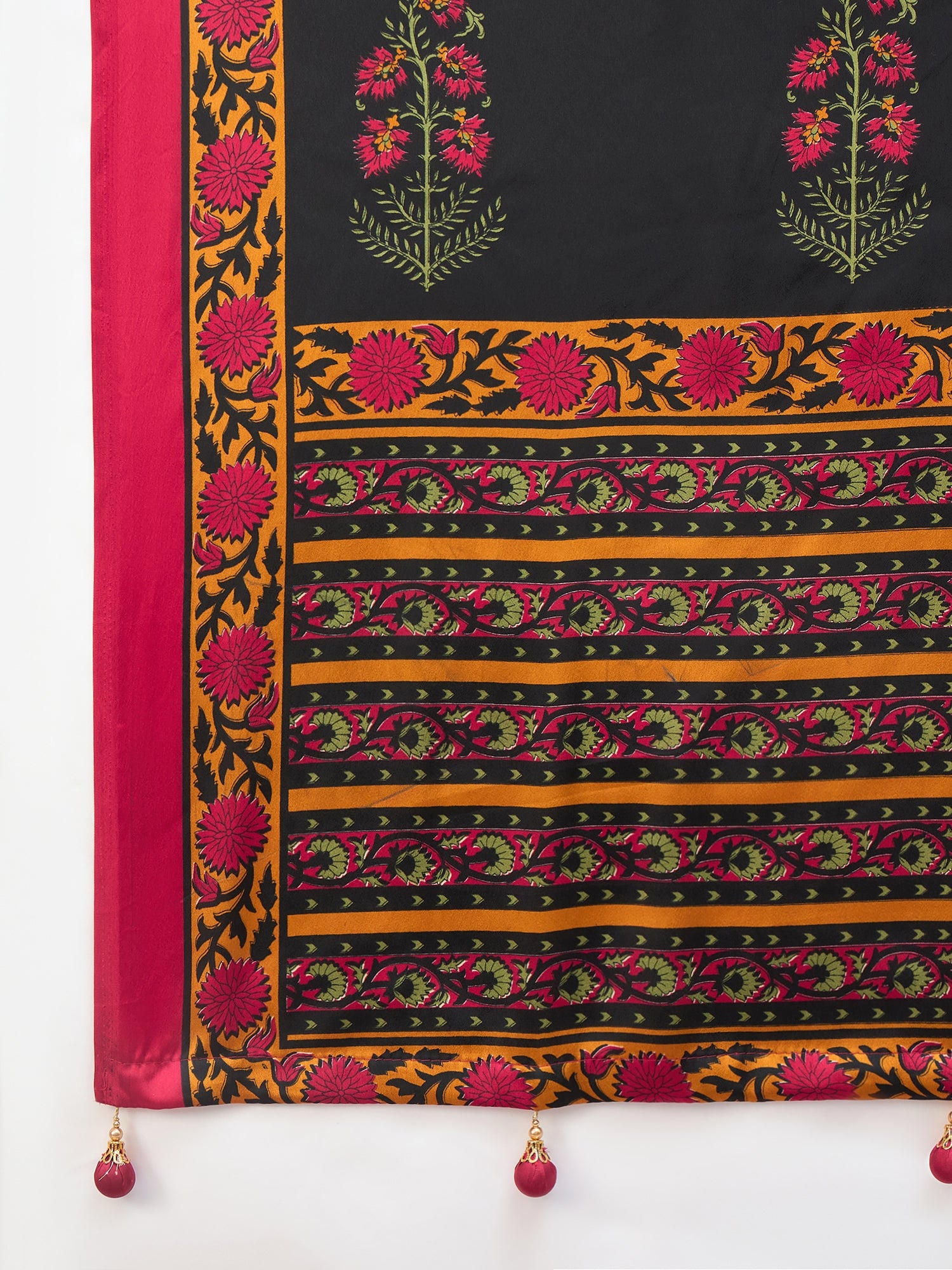 Regal Function Wear Silk Print Design Fancy Saree With Elegant Blouse Piecec