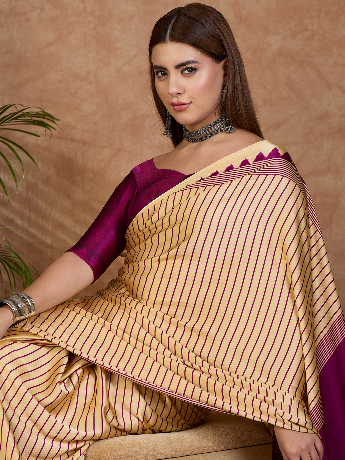 Latest Festive Wear Silk Print Designer Fancy Saree With Unstitched Blouse