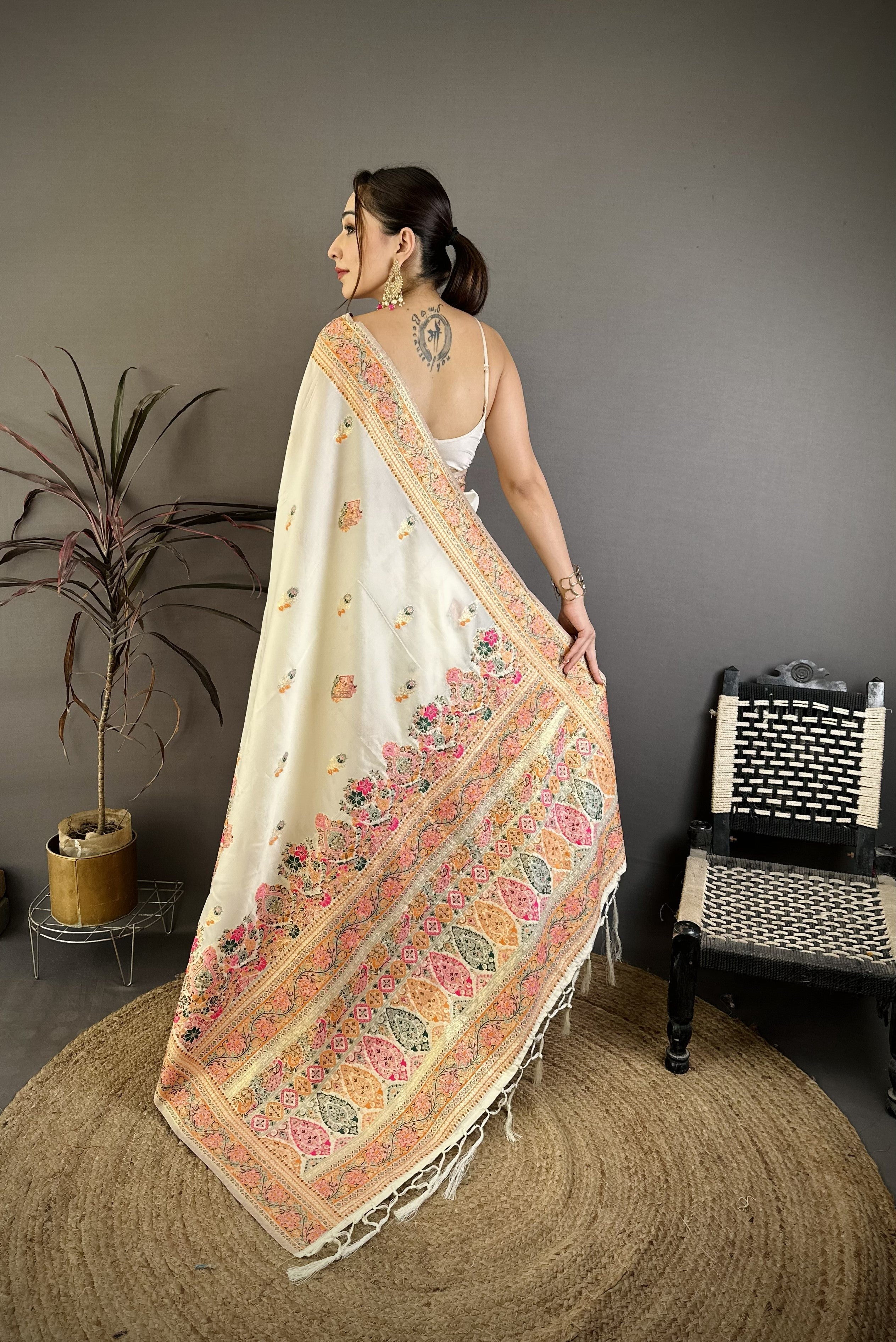 Elegant Wedding Wear Pure Soft Silk Printed Zari Weaving n Rich Pallu Designer Saree