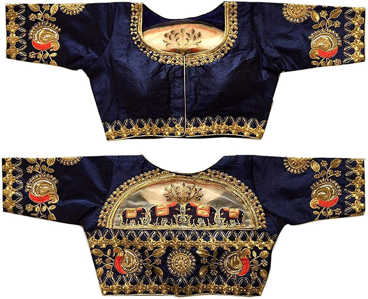New Festive Wear  Embroidery Work With Designer Readymade Blouse for Women
