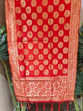 Load image into Gallery viewer, Royal Party Wear Red Banarasi Silk Fancy Designer Dupatta
