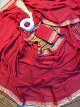 Load image into Gallery viewer, Admirable Party Wear Viscose Chinnon Jacquard Border Rich Pallu Designer Saree For Wedding
