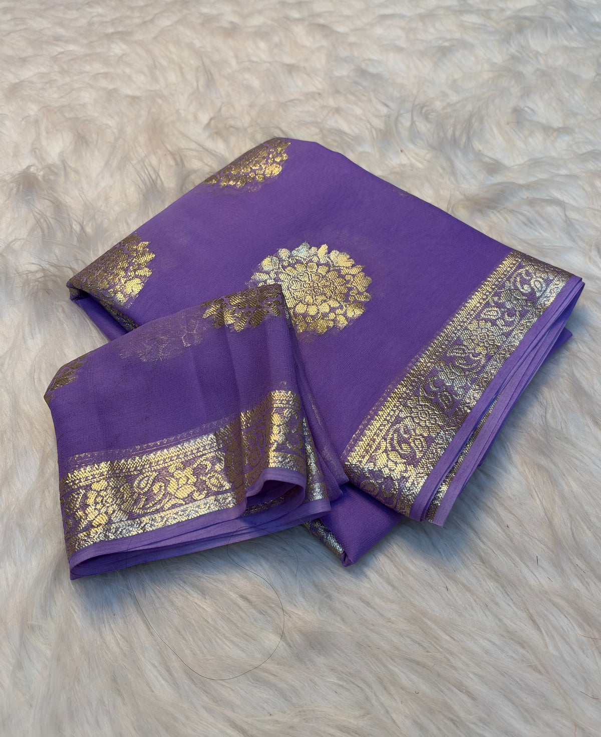 Gratifying Festival Wear Viscose Georgette Jacquard Zari Weaving Work Fancy Saree With Blouse Piece