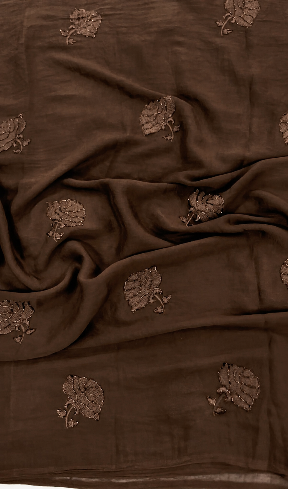 Incomparable Festive Wear Silk Embroidery Thread n Beads Work Designer Saree With Blouse Piece