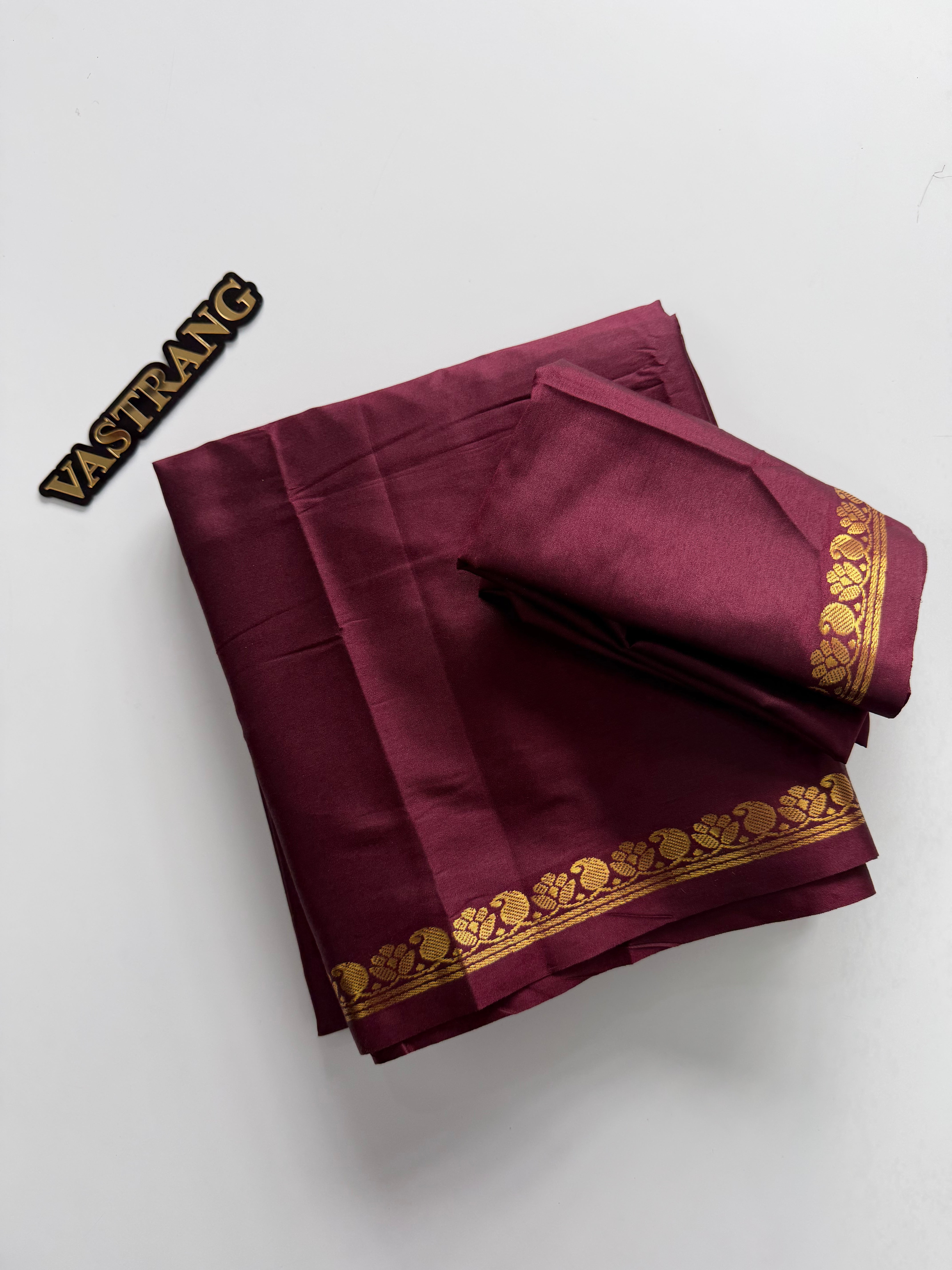 Charming Function Wear Silk Zari Border Rich Pallu Fancy Saree With Blouse Piece