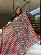 Load image into Gallery viewer, Lassitude Party Wear Satin Silk Original Mirror n Print Work Fancy Saree For Women
