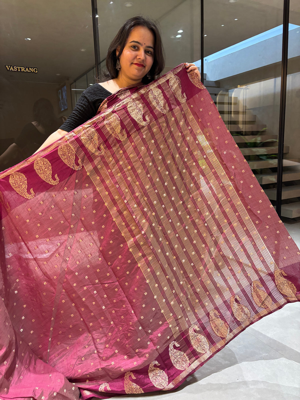 Graceful Party Wear Soft Tussar Silk Jacquard Zari Work Border Fancy Designer Saree For Wedding