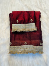 Load image into Gallery viewer, Gratifying Function Wear Satin Silk Embroidery n Sequence Work Saree With Elegant Blouse Piece
