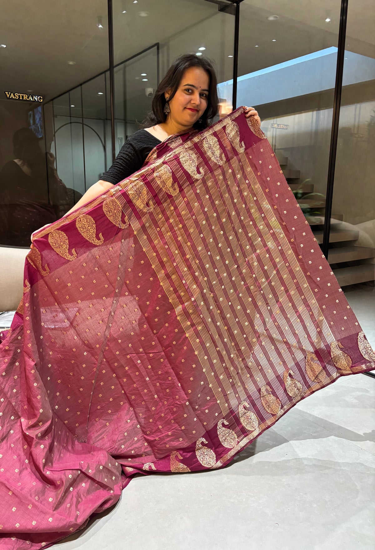 Graceful Party Wear Soft Tussar Silk Jacquard Zari Work Border Fancy Designer Saree For Wedding