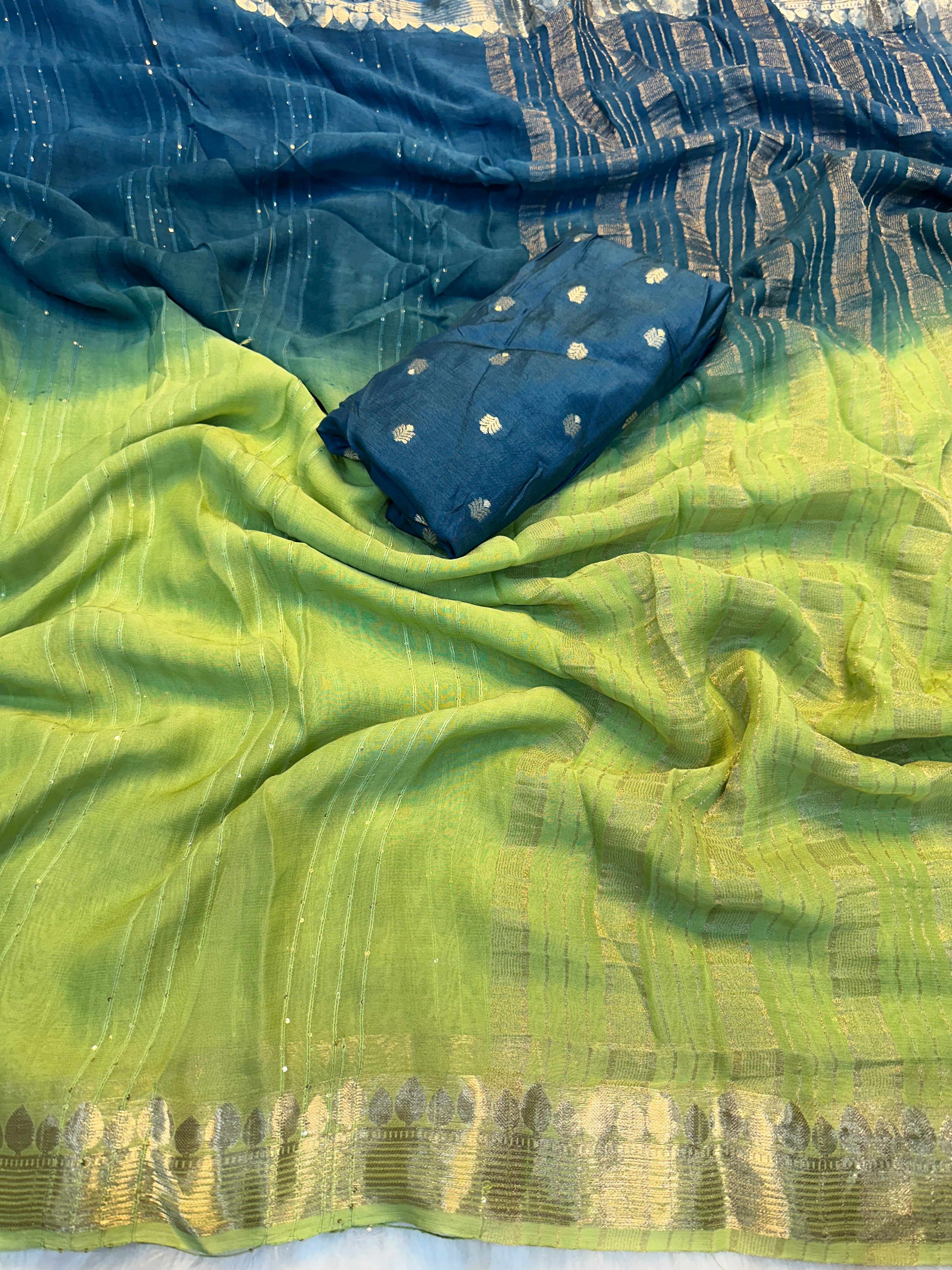 Exuberant Party Wear Pure Soft Viscose Silk Jacquard Work Border Saree With Matching Blouse