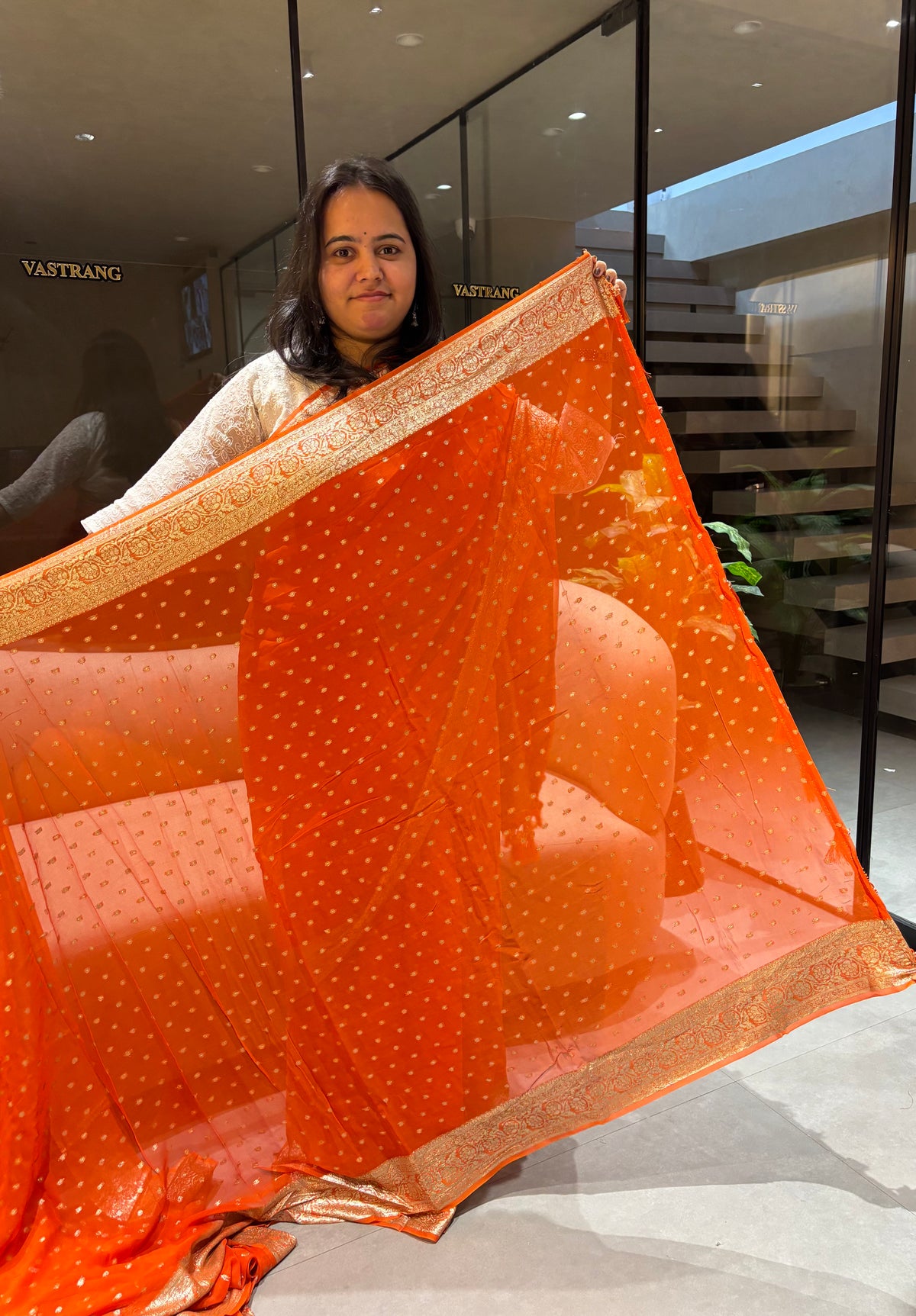 Gorgeous Festive Wear Viscose Georgette Jacquard Zari Weaving Work Fancy Designer Saree