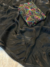 Load image into Gallery viewer, Redolent Festive Wear Pure Soft Silk Beads Work Blouse Fancy Designer Saree
