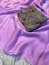 Load image into Gallery viewer, Redolent Festive Wear Pure Soft Silk Beads Work Blouse Fancy Designer Saree
