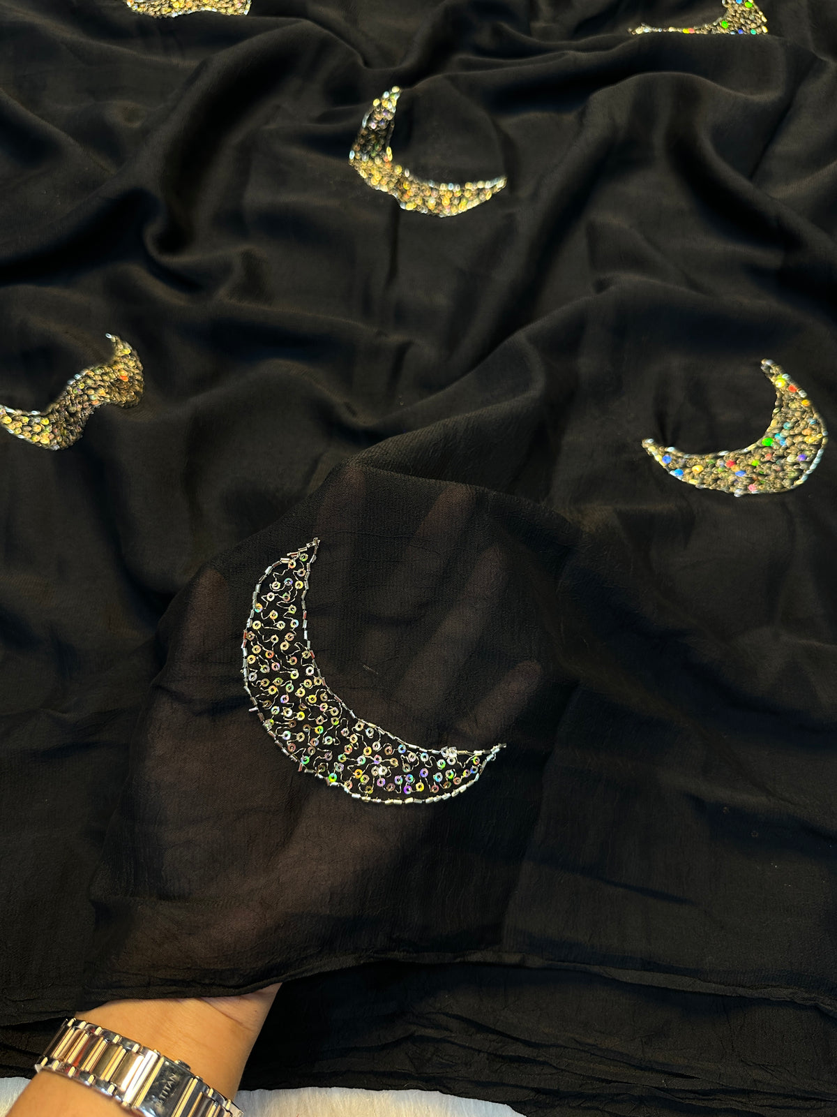 Heritage Function Wear Rangoli Silk Sequence n Handwork Fancy Saree With Matching Blouse Piece