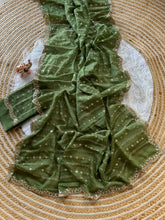 Load image into Gallery viewer, Fantabulous Wedding Wear Pure Silk Embriodery N Sequence Cut Work Border Fancy Designer Saree With Blouse
