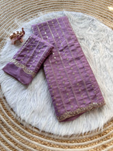 Load image into Gallery viewer, Fantabulous Wedding Wear Pure Silk Embriodery N Sequence Cut Work Border Fancy Designer Saree With Blouse
