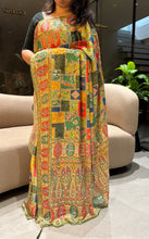 Load image into Gallery viewer, Charismatic Festive Wear Silk Rich Pallu Thread n Mirror Work Designer Saree With Blouse Piece
