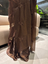 Load image into Gallery viewer, Prettiest Wedding Wear Silk Embroidery Thread n Beads Work Designer Saree With Blouse Piece
