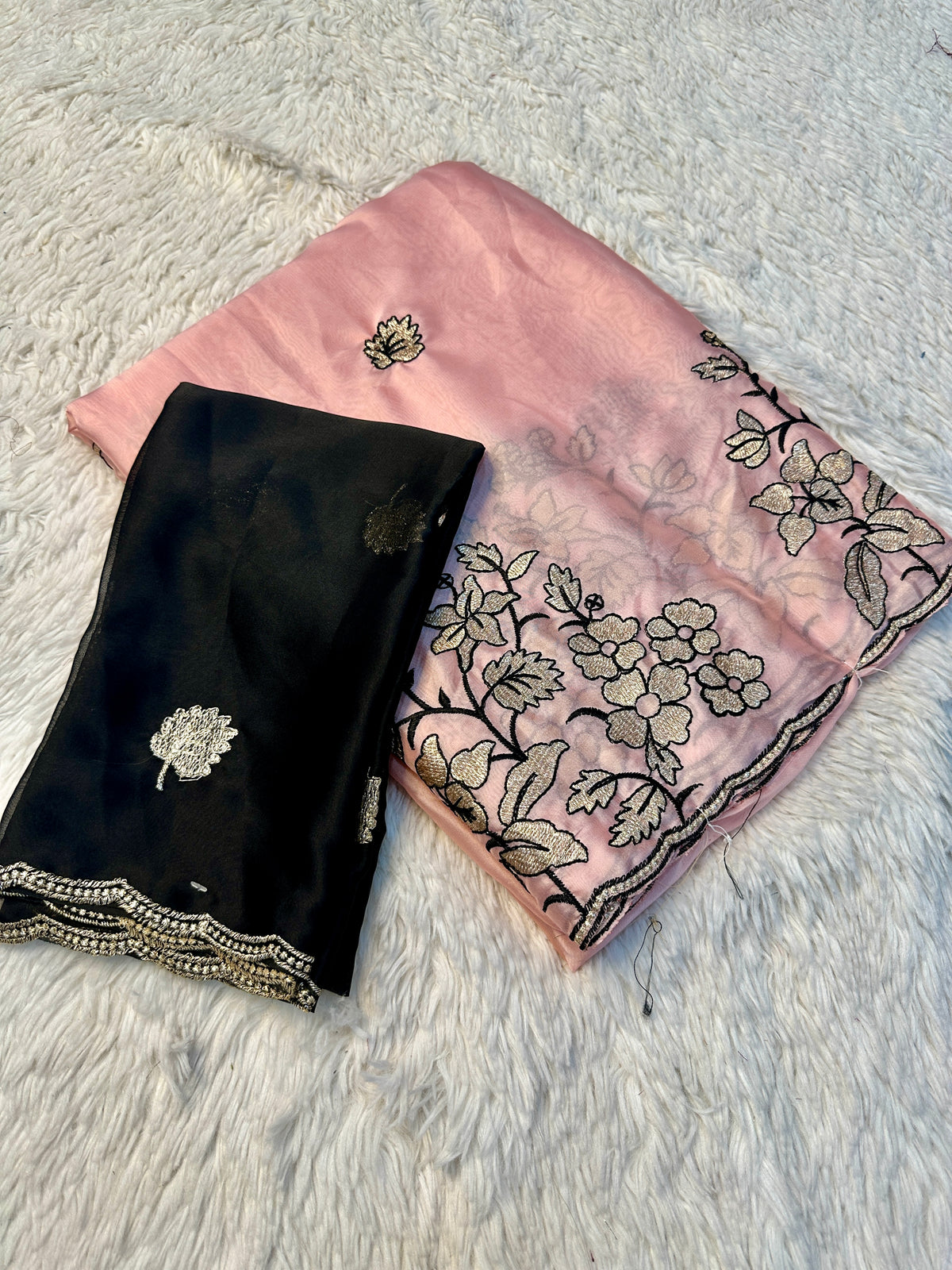 Amazing Wedding Wear Rangoli Silk Embroidery n Cut Work Border Fancy Saree With Contrast Blouse Piece