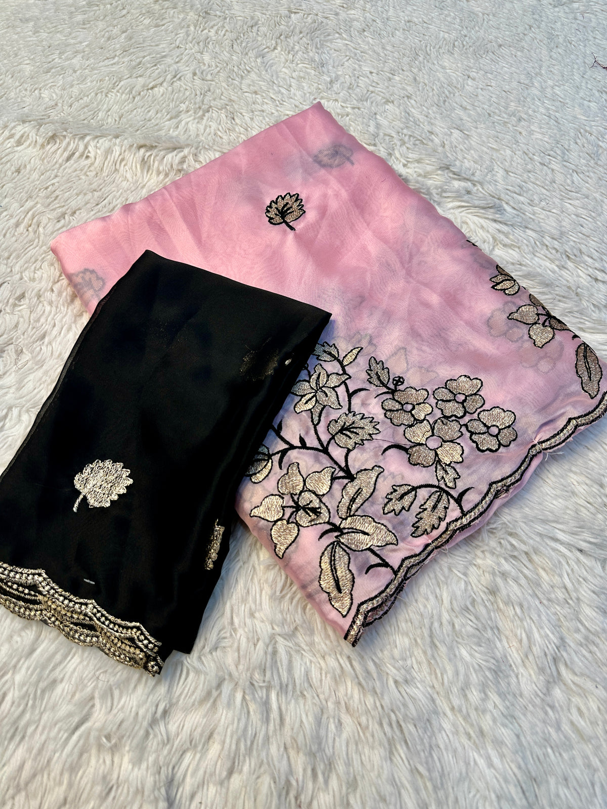 Amazing Wedding Wear Rangoli Silk Embroidery n Cut Work Border Fancy Saree With Contrast Blouse Piece