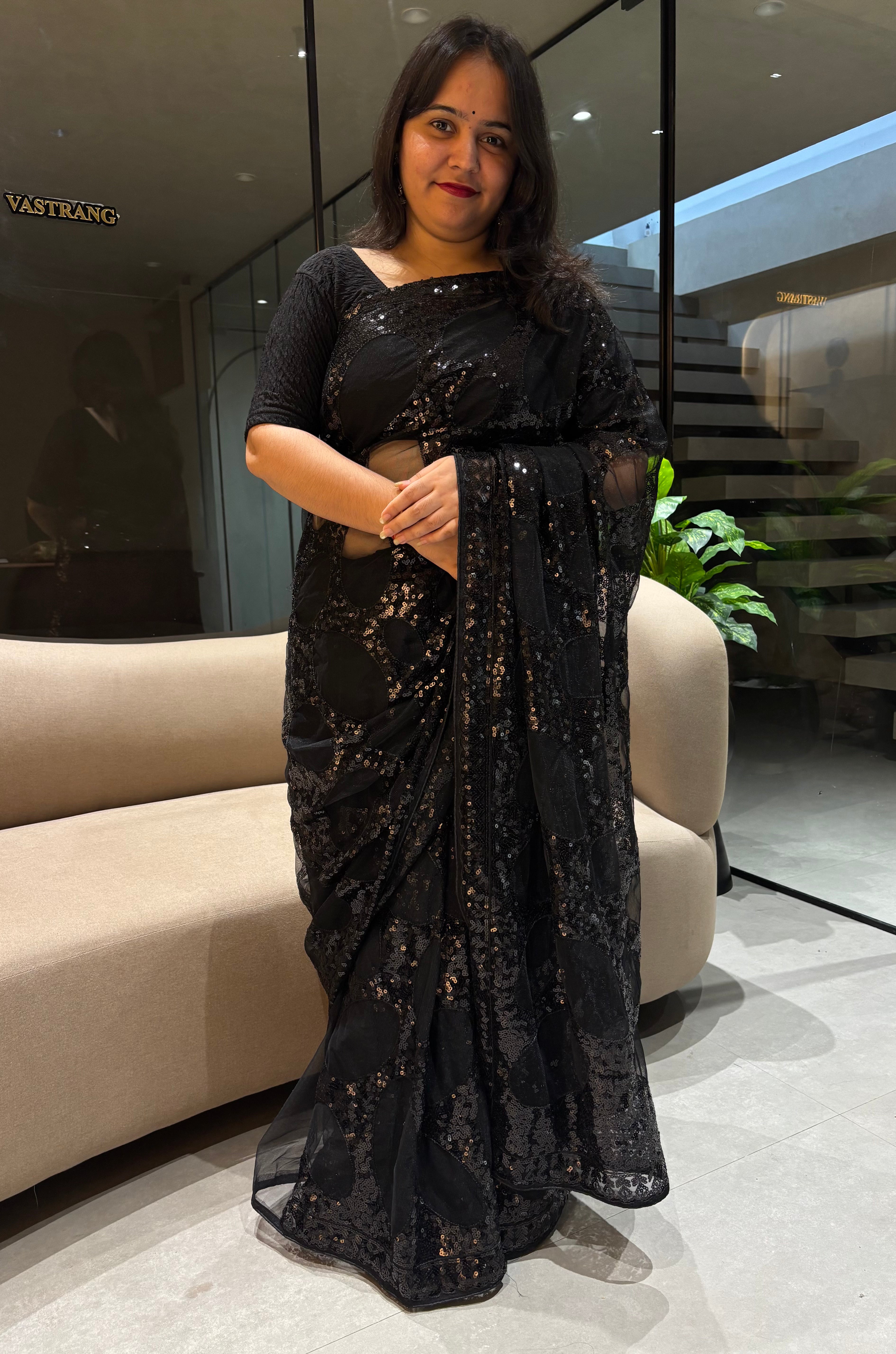 Heritage Festive Wear Net Heavy Embroidery Work Designer Saree With Unstitched Bouse Piece