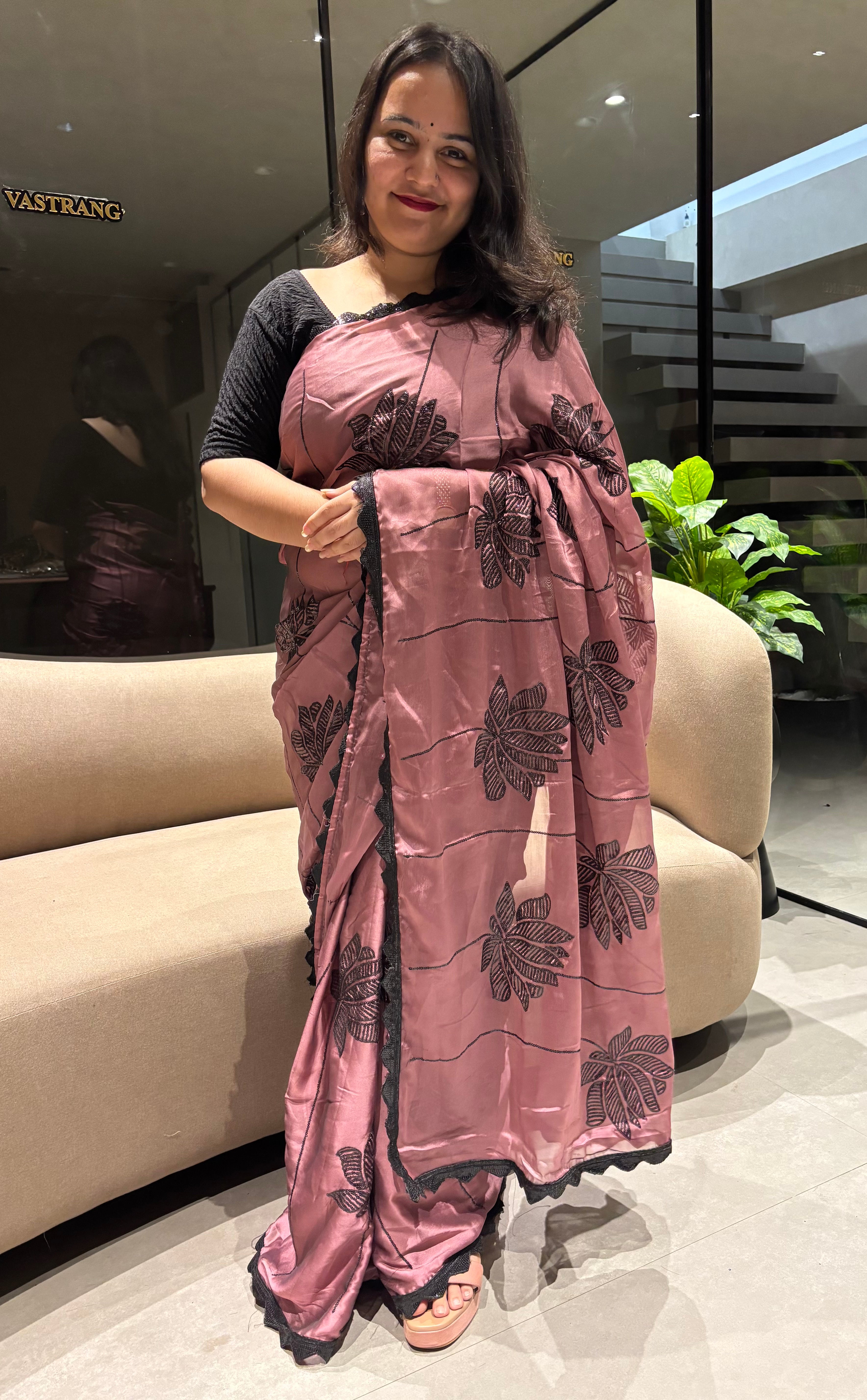 Luxuriant Party Wear Rangoli Silk Embroidery Work Lace Designer Saree With Blouse Piece