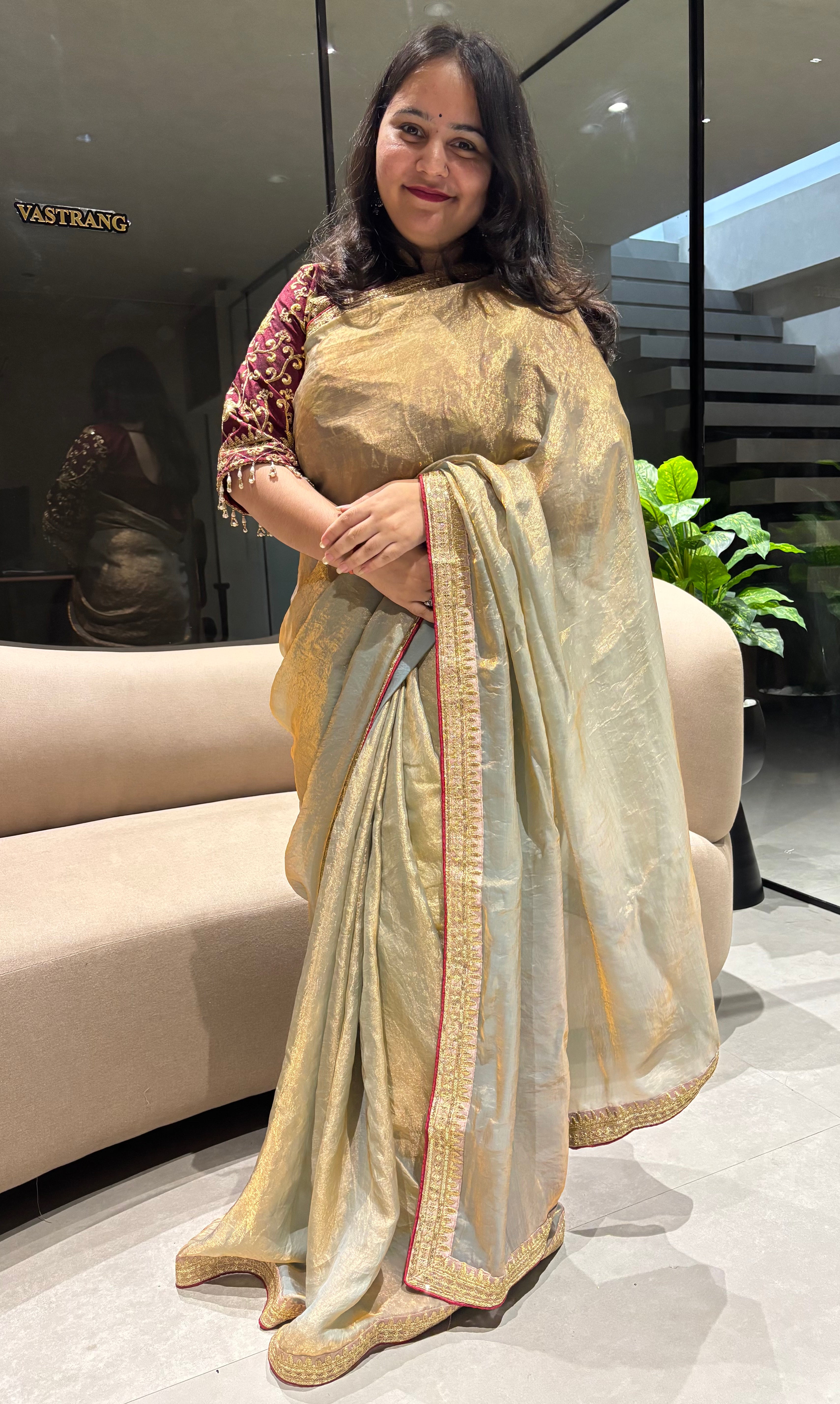 Fantabulous Wedding Wear Silk Embroidery Work Lace Fancy Designer Saree With Stitched Blouse Piece