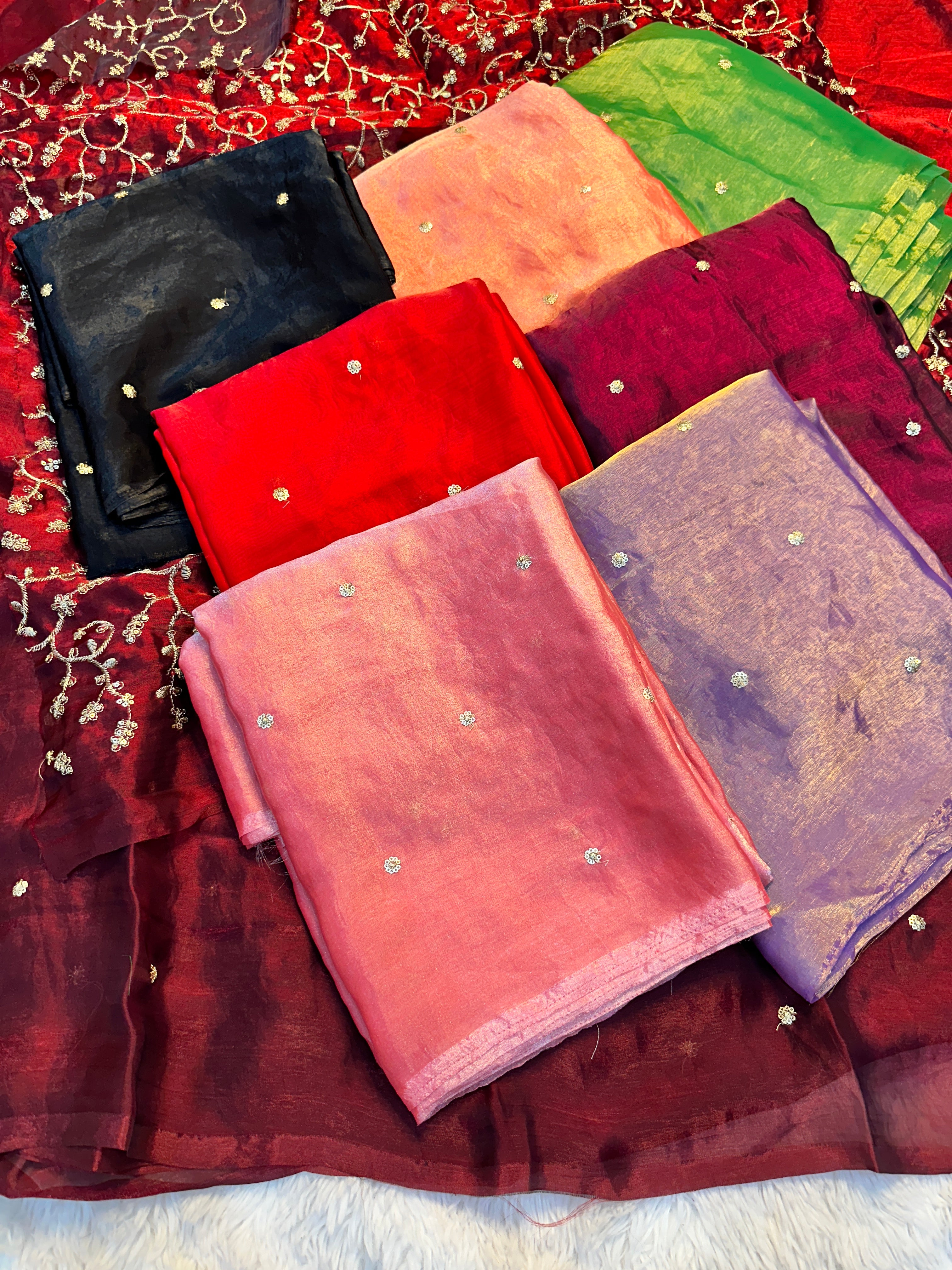 Divine Function Wear Silk Heavy Sequence Work Fancy Saree With Blissful Blouse Piece