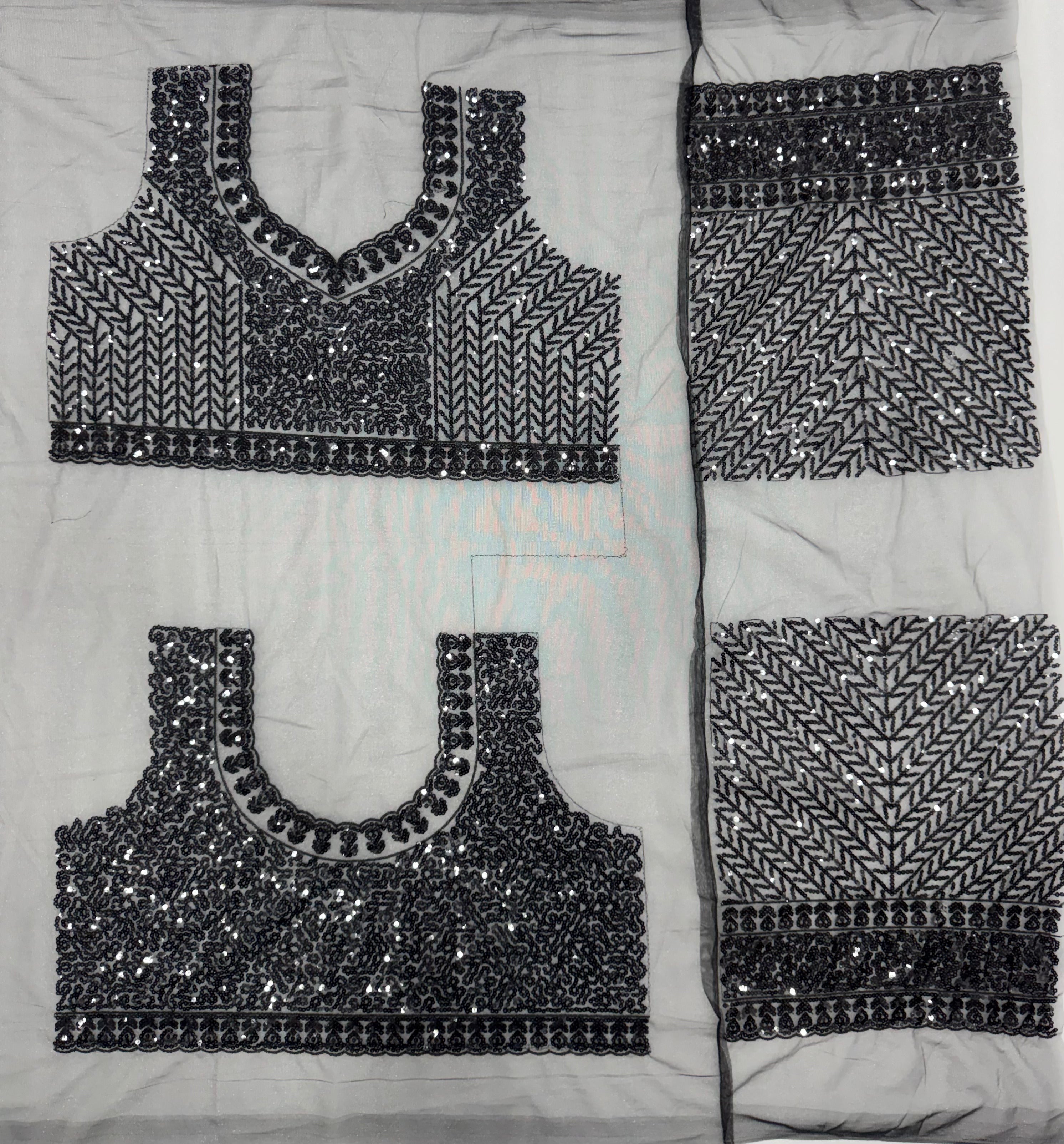Heritage Festive Wear Net Heavy Embroidery Work Designer Saree With Unstitched Bouse Piece