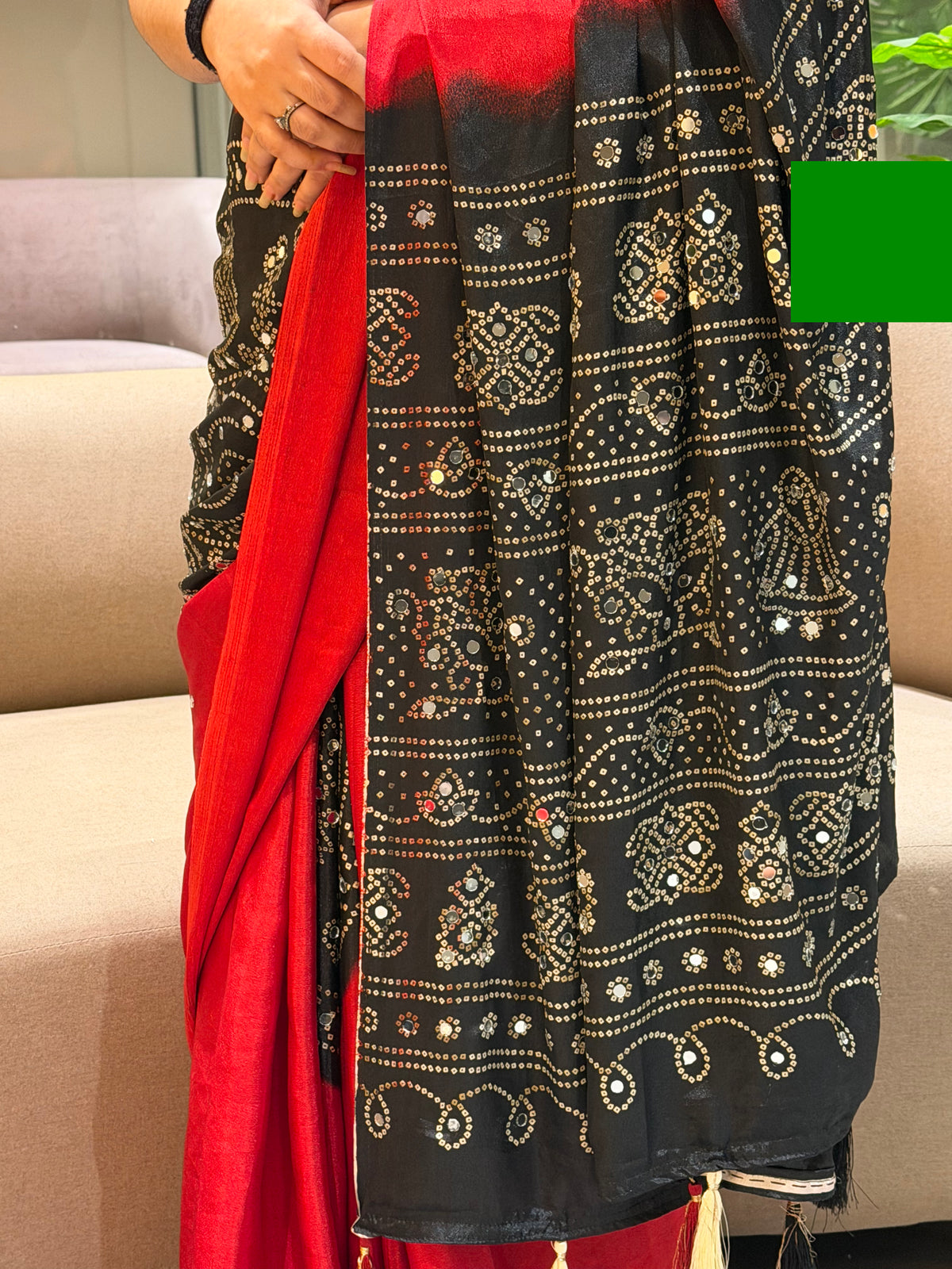 Effervescent Festive Wear Crape Silk Ajrak Printed Rich Pallu Fancy Saree With Blouse Piece