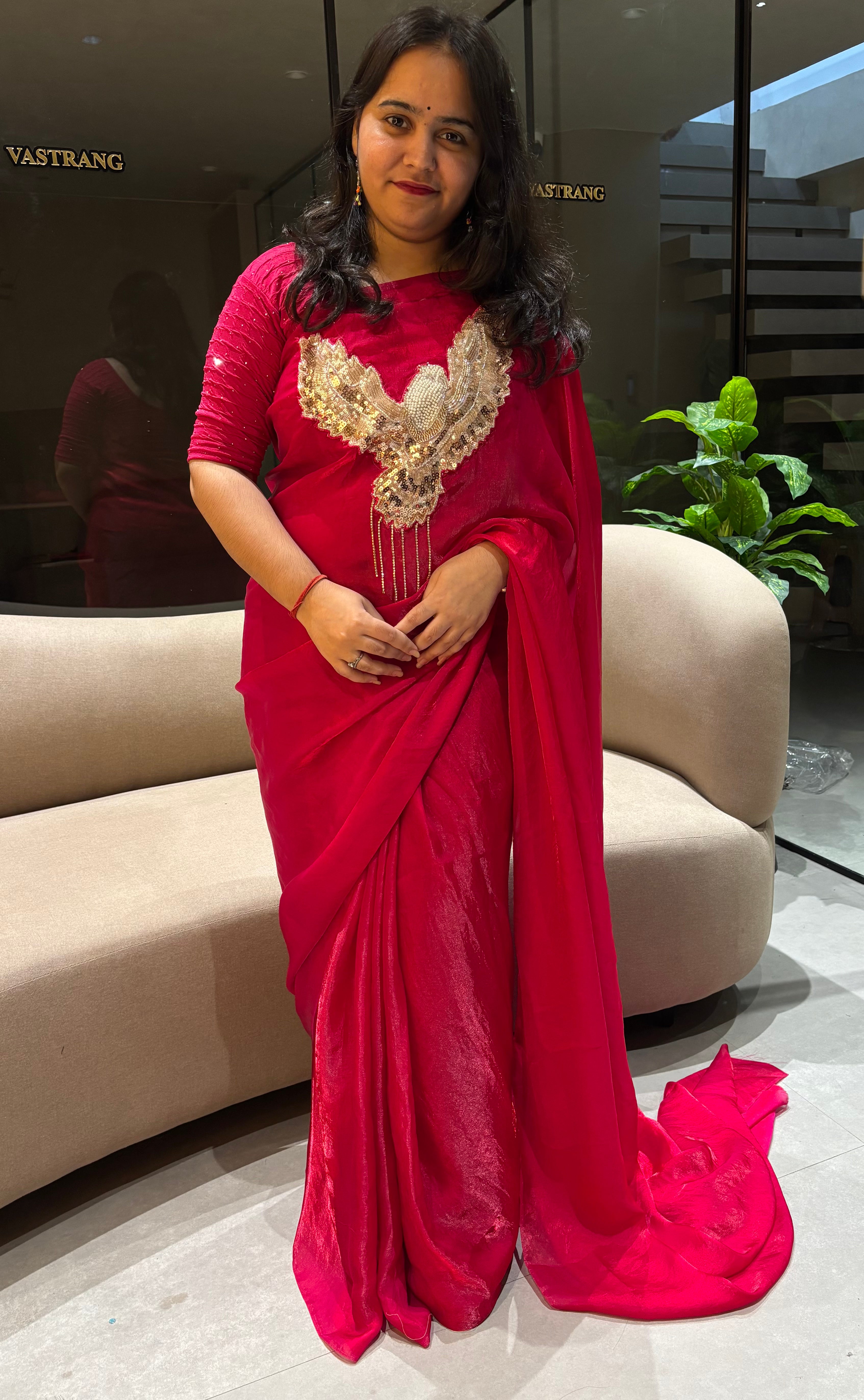 Divine Party Wear Soft Silk Handwork Fancy Saree With Blouse Piece