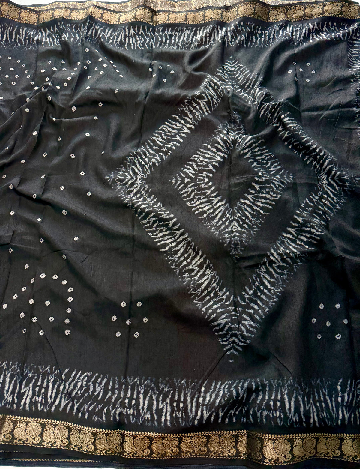 Evocative Function Wear Silk Pint Design Jacquard Border Fancy Saree With Blouse Piece