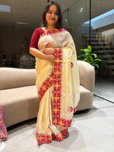 Load image into Gallery viewer, Blossom Festive Wear Soft Silk Gotapatti Work Designer Saree With Blouse Piece
