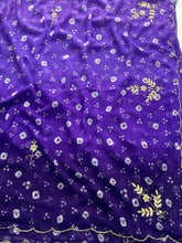 Load image into Gallery viewer, Heritage Festive Wear Georgette Embroidery n Hand Work Designer Saree With Blouse Piece
