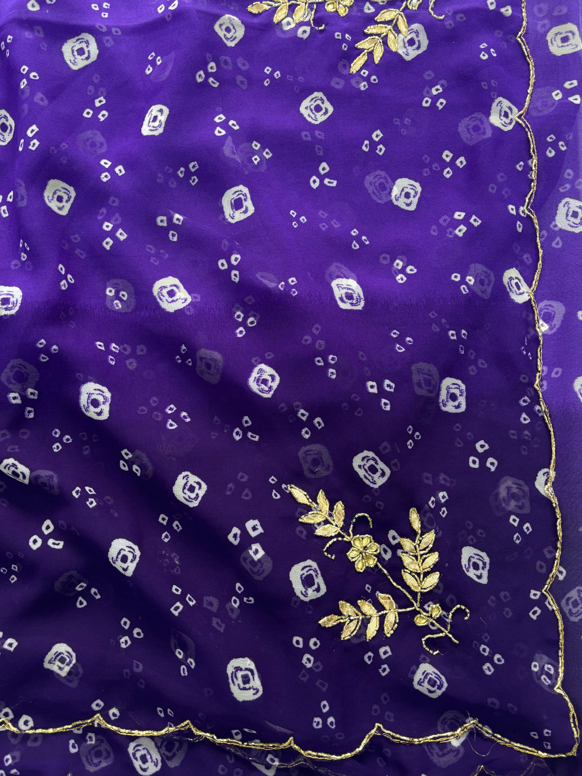 Heritage Festive Wear Georgette Embroidery n Hand Work Designer Saree With Blouse Piece