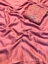 Load image into Gallery viewer, Alverina Festive Wear Rangoli Crush Silk Sequence Work Saree With Blissful Blouse Piece
