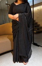 Load image into Gallery viewer, Exuberant Function Wear Silk  Embroidery n Sequence Work Designer Saree WIth Same Blouse Piece
