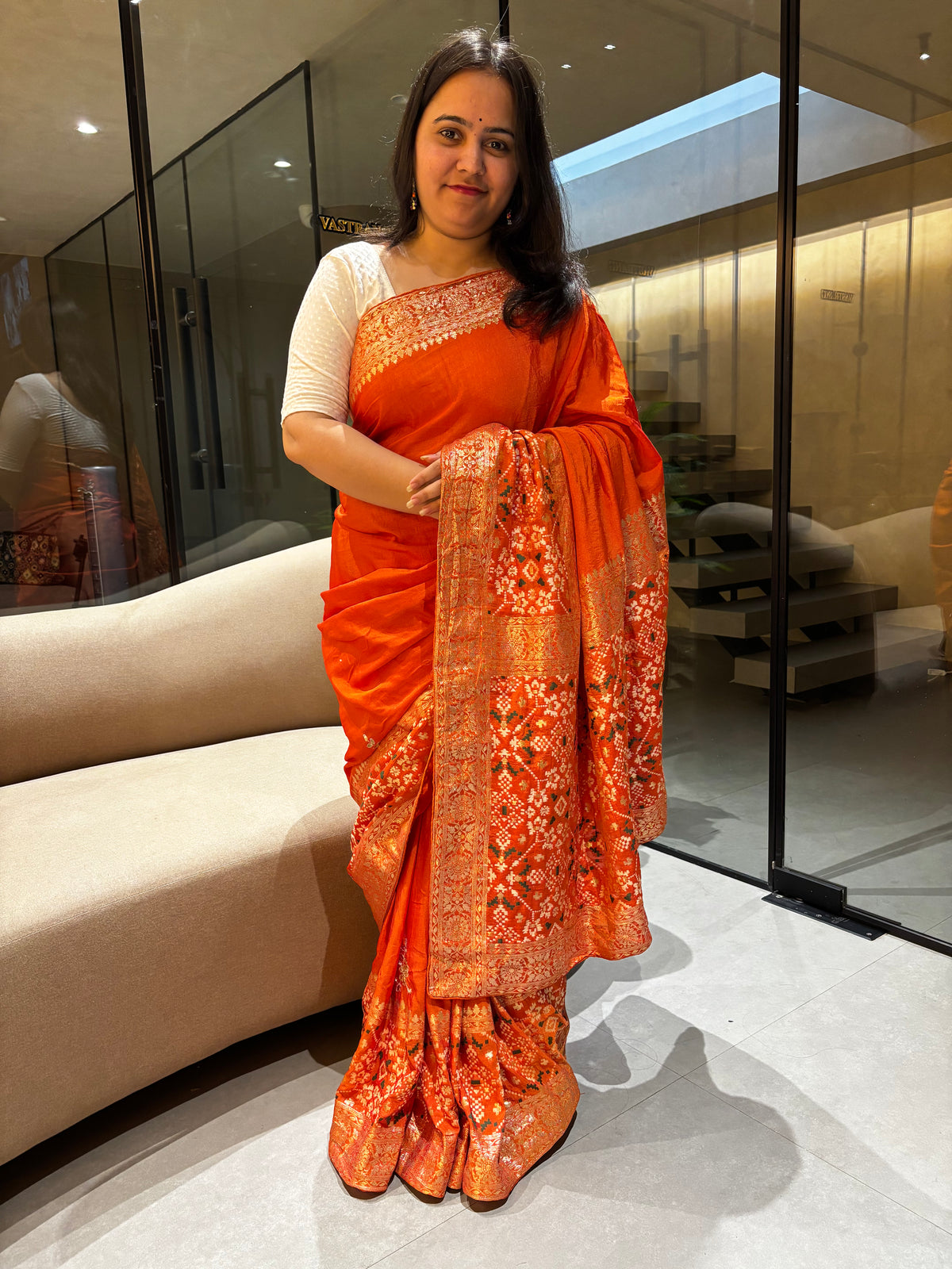 Prettiest Function Wear Pure Soft Dola Silk Zari Weaving Border HandWork Fancy Saree With Blouse Piece